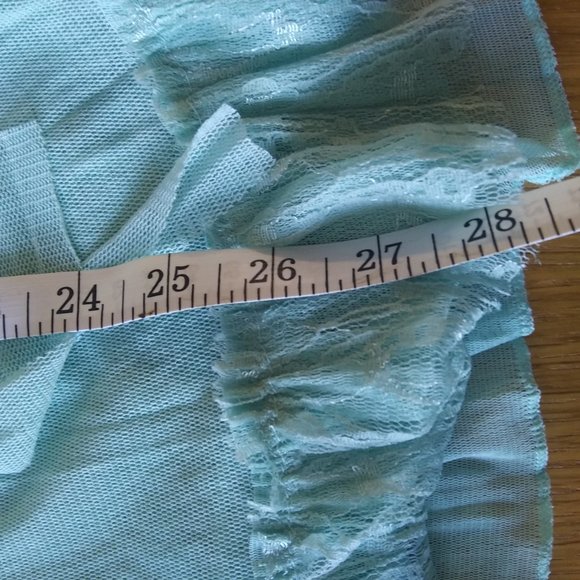 Pretty Angel Aqua Lace Embellished Top - Picture 13 of 13